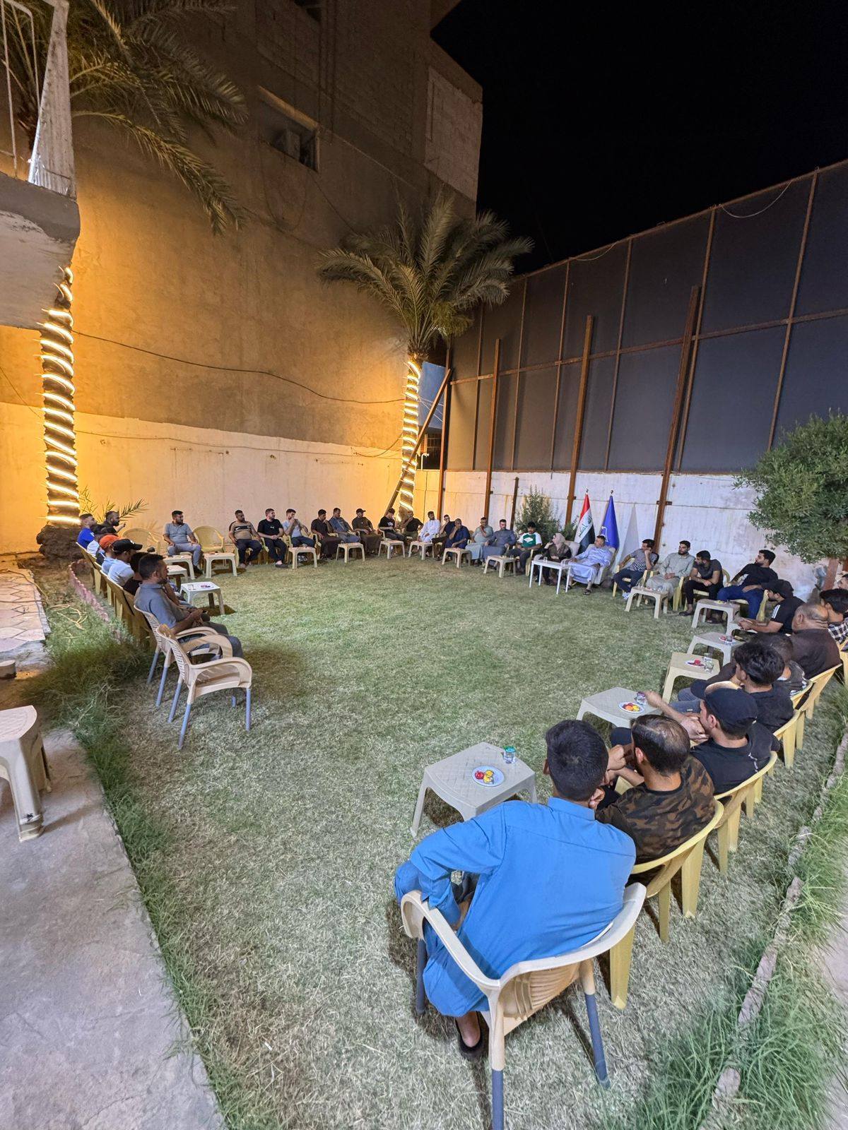 القيادية في السيادة مروة العيساوي تستقبل عددا من المهنئين في مكتبها بتكريت